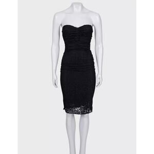 Dolce & Gabbana Black Lace Bodycon Dress - Size XXS (IT36)